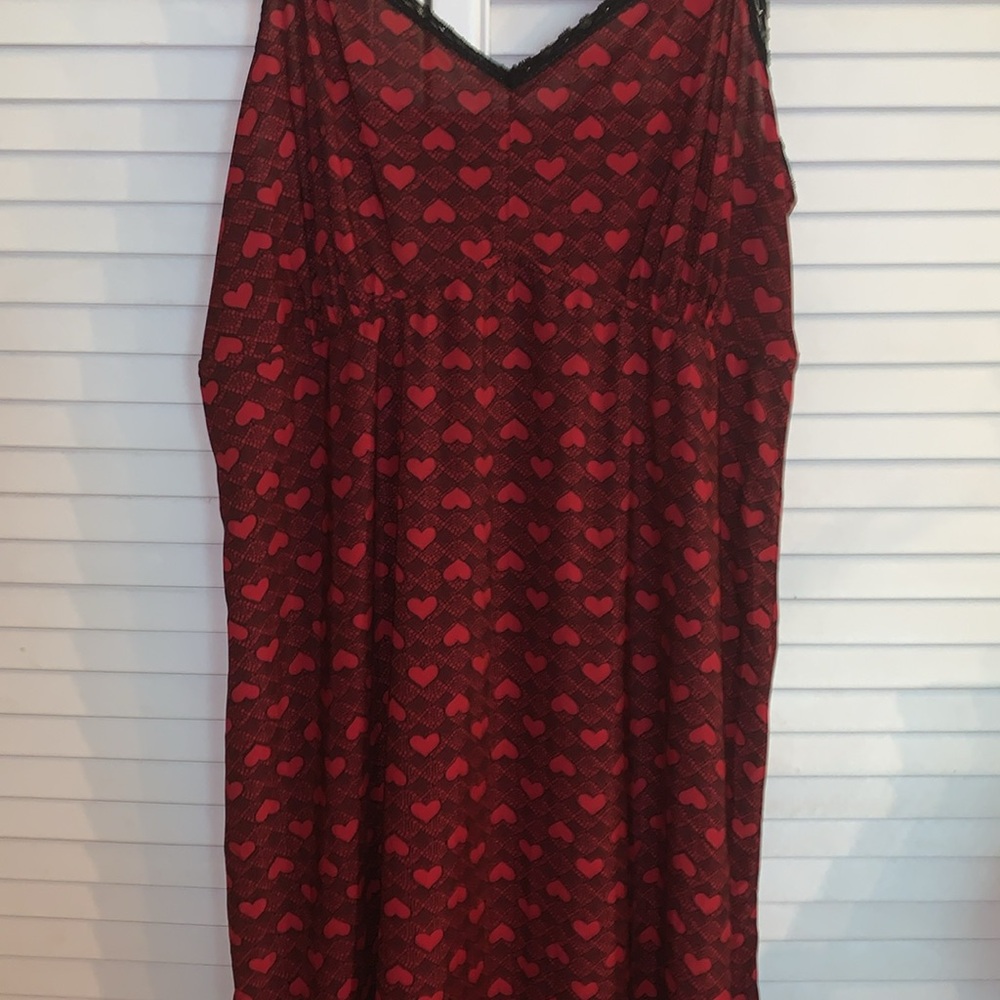 Rene rofe lace Satin heart nighty  xl - Picture 4 of 7